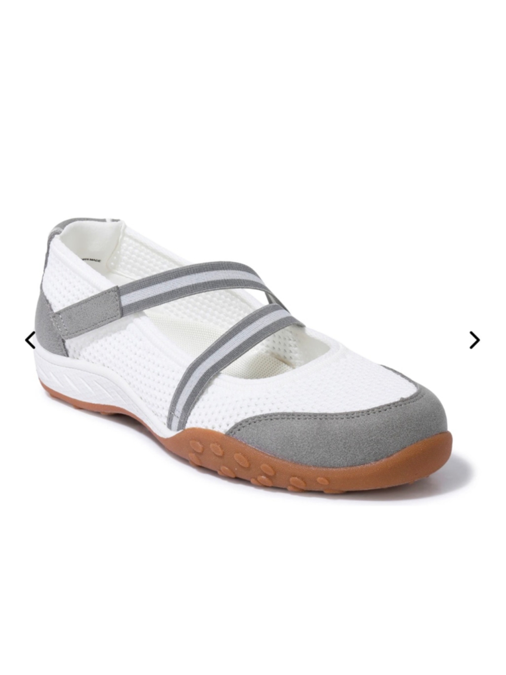 Women's Aerosoles Mary Jane Flats White Grey, size 10